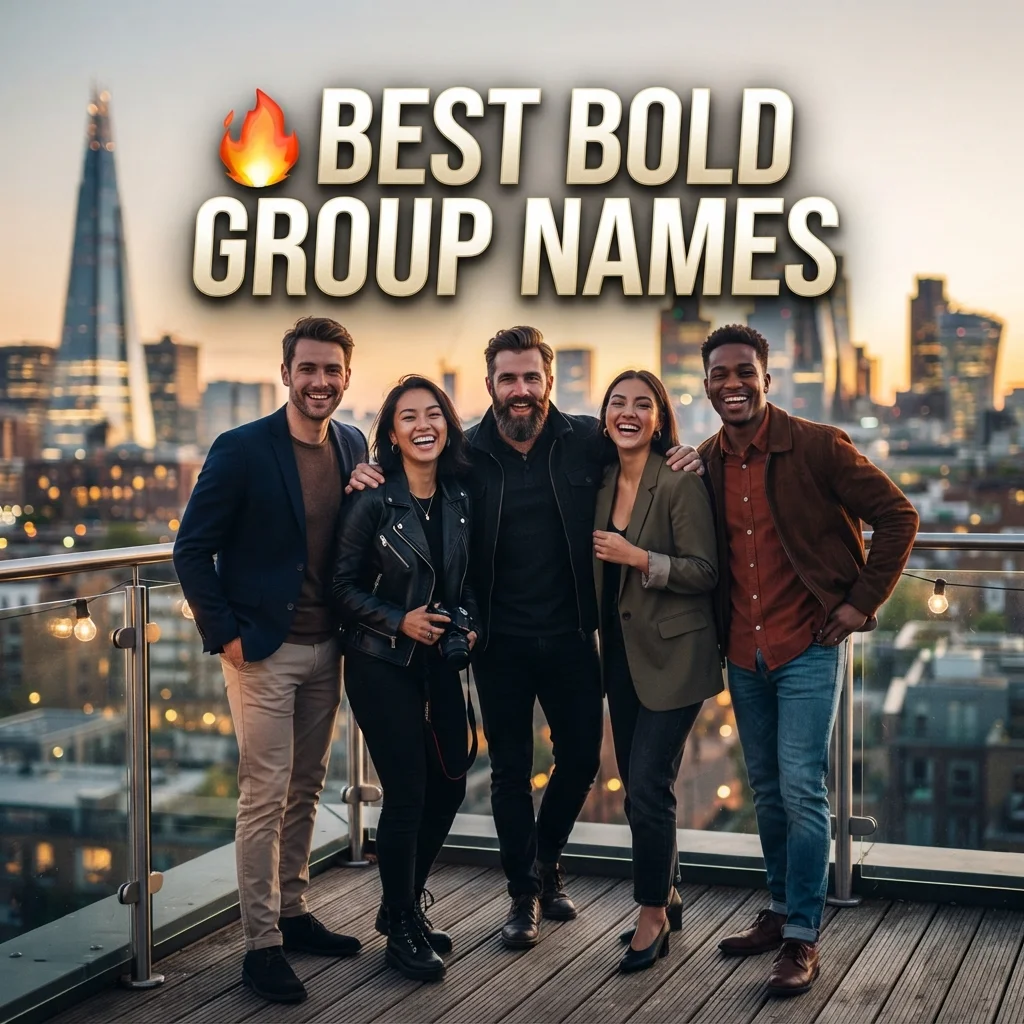 Best bold group names with powerful, cool, stylish, and unique ideas