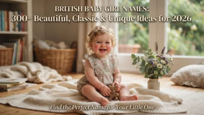 300+ British baby girl names with beautiful, classic, unique, and meaningful ideas for 2026