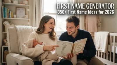 350+ first name generator ideas with unique, popular, modern, and creative first names for 2026